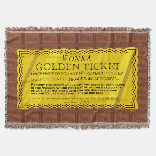 Couverture Billet d'or Willy Wonka (Devant)
