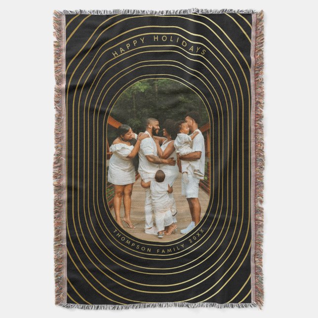 Couverture Black Gold Custom Photo Famille (devant Vertical)