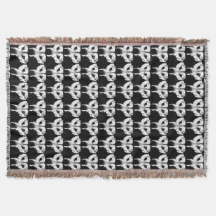 Couverture Blanche de levain Husky Blanket de loup sibérien B
