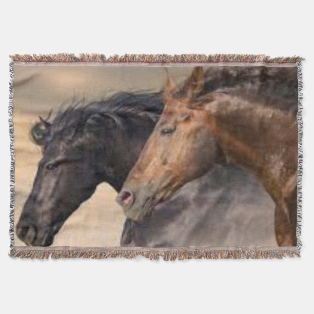 Couverture Blanche Sherpa sauvage et libre (Devant)