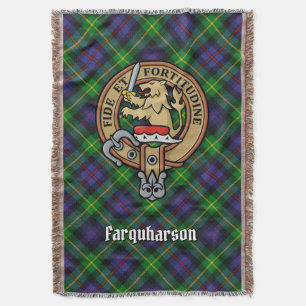 Couverture Blason du clan Farquharson sur tartan