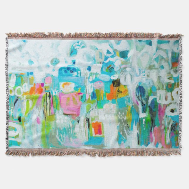 Couverture Bleu Abstrait (Devant)