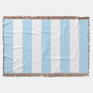 Couverture Bleu, Blancs, Motif rayé