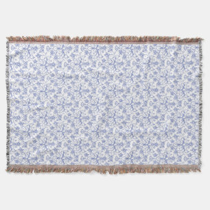 Couverture Bleu fait sur commande de bigorneau sur floral