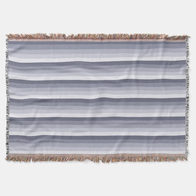 Couverture Bleu gris rayures (Devant)