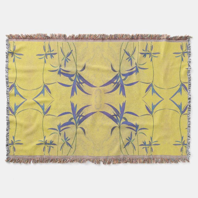 Couverture Bleu rustique et Jaune (Devant)