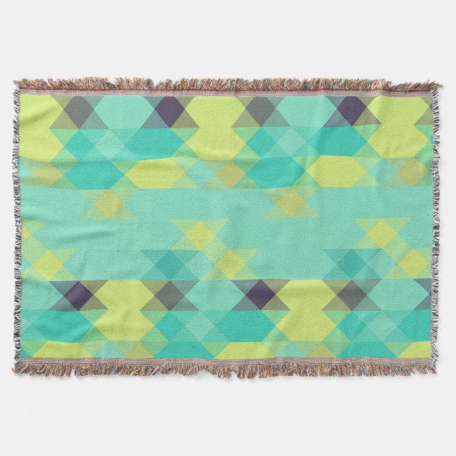 Couverture blue yellow turquoise yellow and aqua  (Devant)
