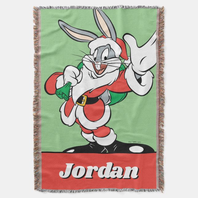 Couverture BOGS BUNNY™ Père Noël Waving (devant Vertical)