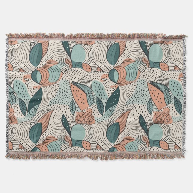 Couverture Boho moderne Abstrait (Devant)