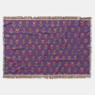 Couverture Boho Nature Inspiré Lot Blanche