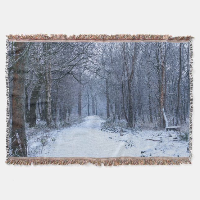 Couverture Bois écossais de jacinthe des bois en hiver (Devant)