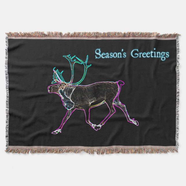 Couverture Bonnes Fêtes - Caribou électrique (Devant)