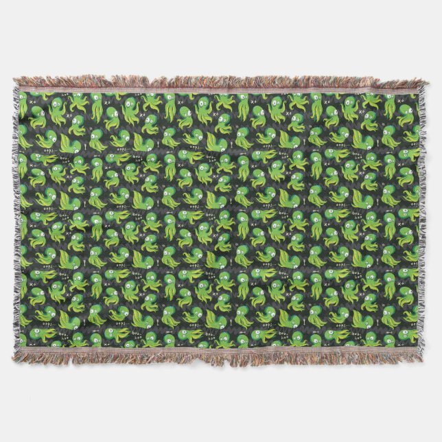 Couverture Boo Octopus Green Kids Clothing & Décor (Devant)