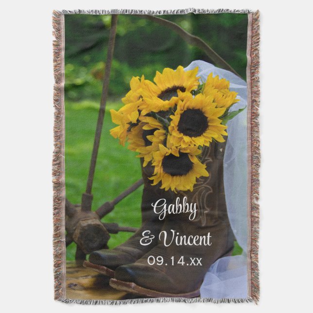 Couverture Botte Russe de Tournesols Mariage de l'Ouest (devant Vertical)