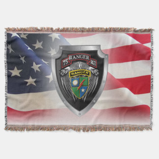 Couverture Bouclier Customisé du 75e régiment de Rangers