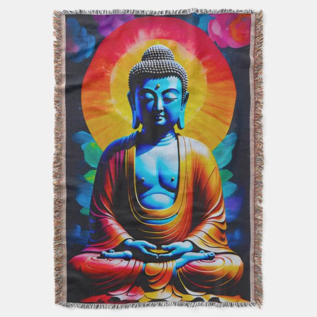 Couverture Bouddha médite  (devant Vertical)