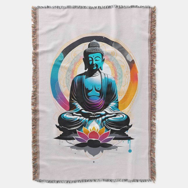 Couverture Bouddha Zen Art (devant Vertical)