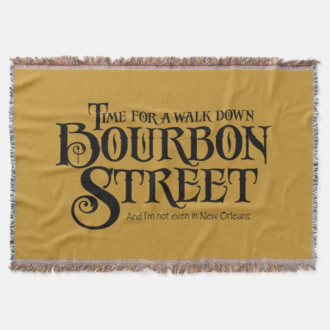 Couverture Bourbon Street - funny whiskey drinking (Devant)