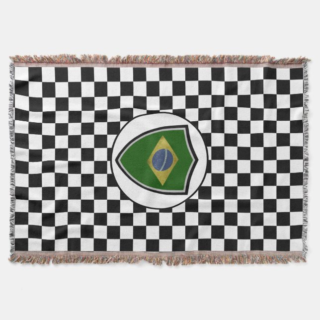 Couverture Brazilian flag throw blanket (Devant)