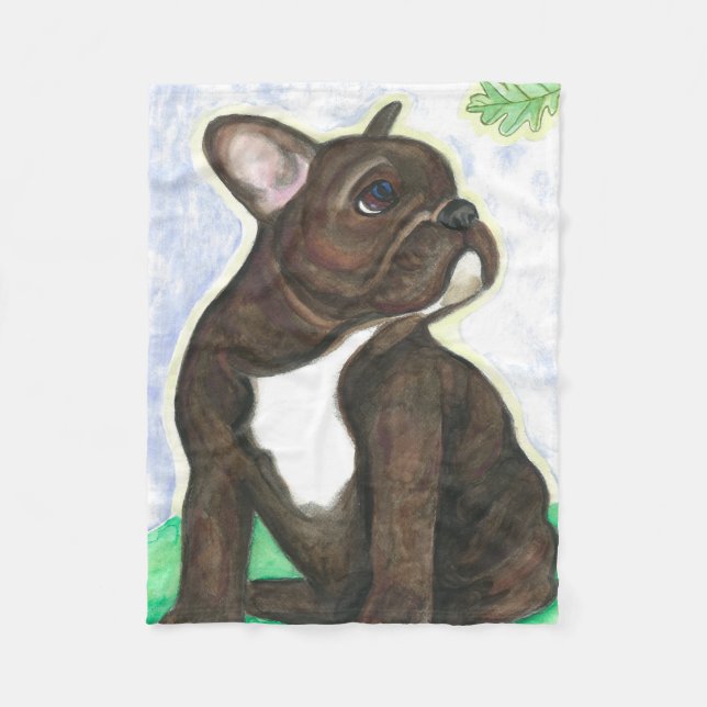 Couverture Brindle d'ouatine de chiot de (Devant)