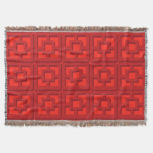 Couverture Brochure Retro Rouge Trellis