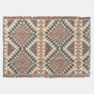 Couverture Broderie palestinienne traditionnelle