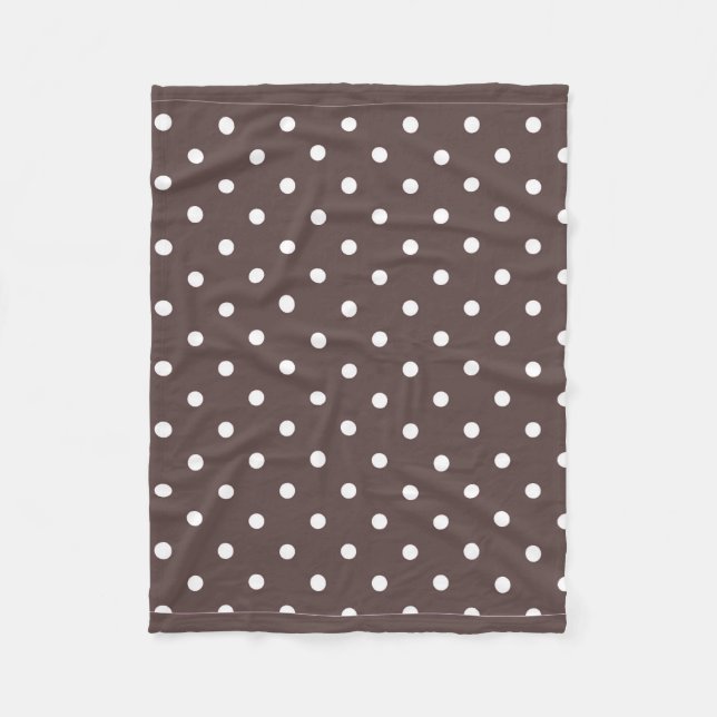 Couverture brun chocolat d'ouatine de point de (Devant)