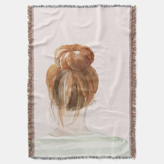 Couverture Bun de noeud à cheveux rouges (devant Vertical)