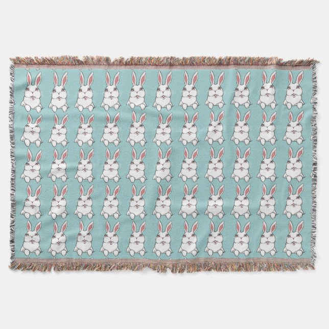 Couverture Bunny Blanket lapin de Pâques Lapin Jeter des couv (Devant)