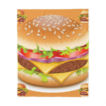 Couverture Burger délicieusement confortable - Cad