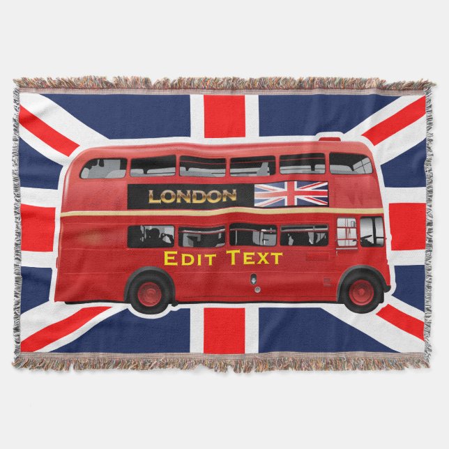 Couverture Bus Red London Double Decker (Devant)