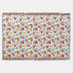 Couverture Cadeau d'anniversaire   Floral Vibrant En Aquarell