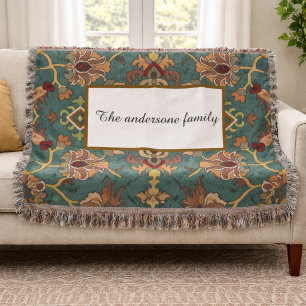 Couverture Cadeau de décoration de maison avec nom de famille