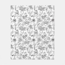 Couverture cadeau plante Lover personnalisée