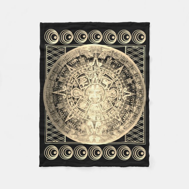 Couverture Calendrier Aztec de conception Vintage (Devant)