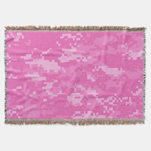 Couverture Camouflage Camouflage ACU de l'ARMÉE rose Jeter la (Devant)