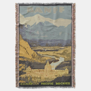 Couverture Canadien les Rocheuses de Banff d'affiche de
