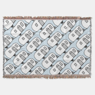 Couverture Caravane arrondie par remorque classique vintage