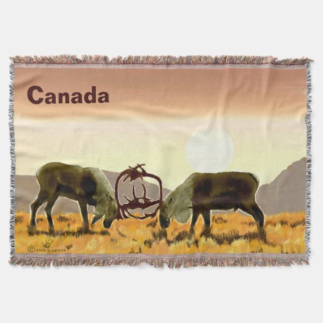 Couverture Caribou Duel - Canada (Devant)