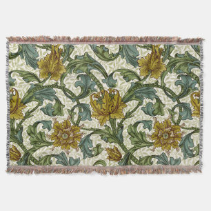 Couverture Carreau d'art floral à tige unique de William Morr