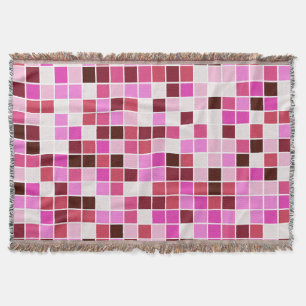 Couverture Carreaux de Piscine, Carreaux de Mosaïque Rose, Mo