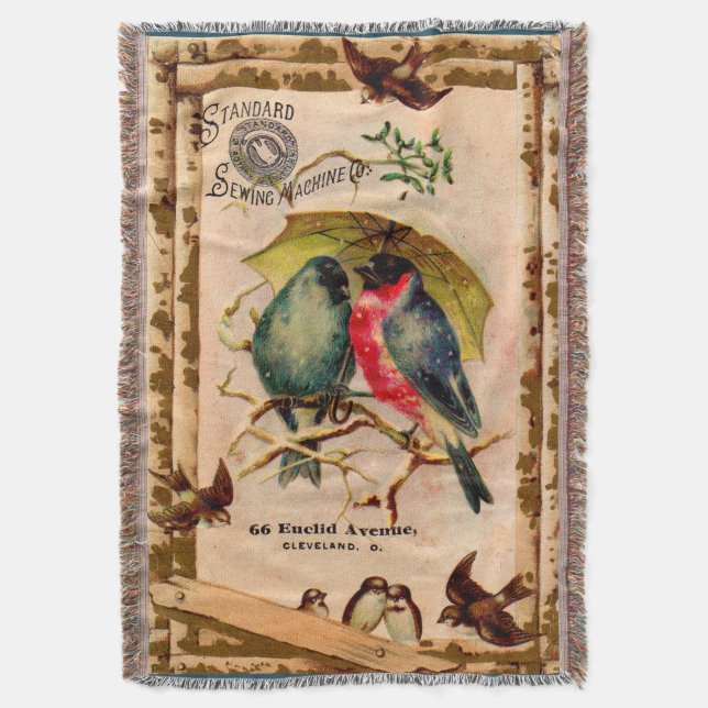 Couverture Carte de commerce victorienne Standard Sewing Mach (devant Vertical)