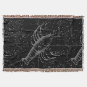 Couverture Carte de la constellation du cancer Black Hevelius