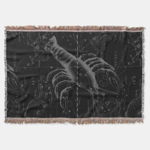 Couverture Carte de la constellation du cancer Black Hevelius