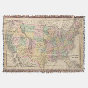 Couverture Carte de Vinage des Etats-Unis (1873)