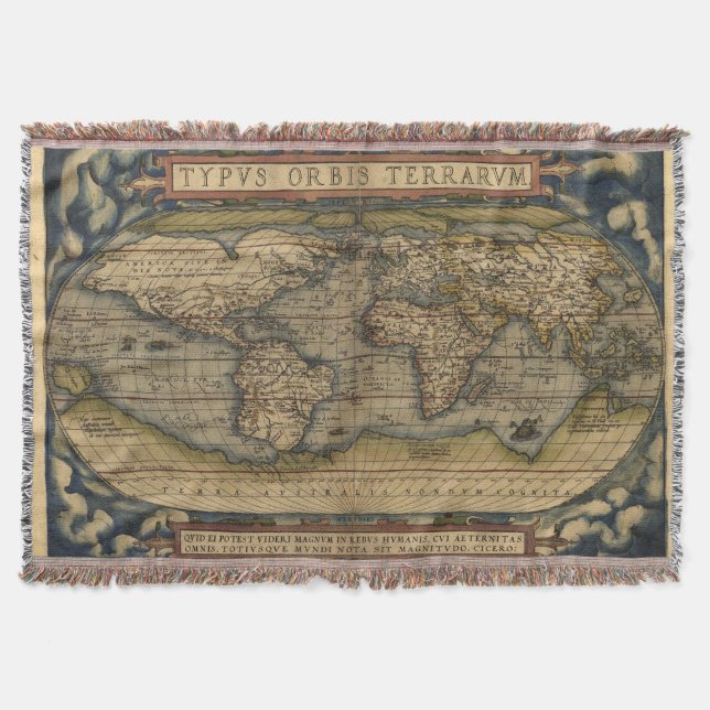 Couverture Carte du monde vintage Afghanistan (Devant)