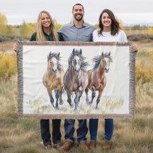 Carte postale Western Wild & Free Mustang Hors