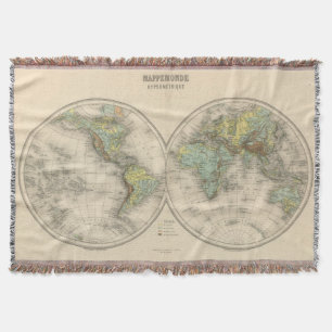 Couverture Cartes hypsométriques du monde