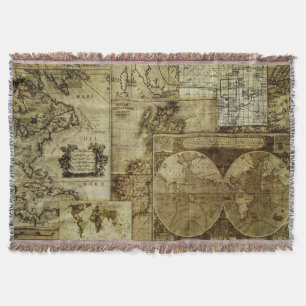Couverture Cartes vintage vieux monde