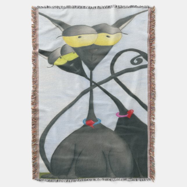 Couverture Cartoon de chats gris et noir (devant Vertical)